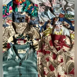 Bundle of 10 Men’s Hawaiian Aloha Shirts – Mixed Sizes